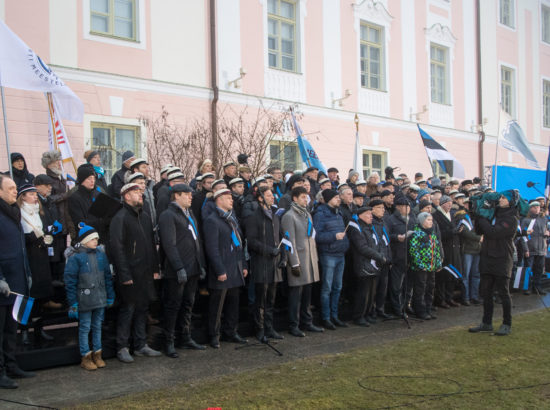 Eesti Vabariigi aastapäeva lipuheiskamise tseremoonia