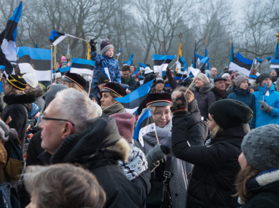 Eesti Vabariigi aastapäeva lipuheiskamise tseremoonia