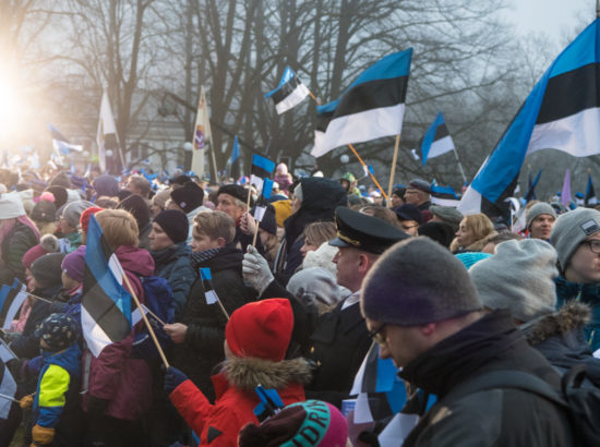 Eesti Vabariigi aastapäeva lipuheiskamise tseremoonia