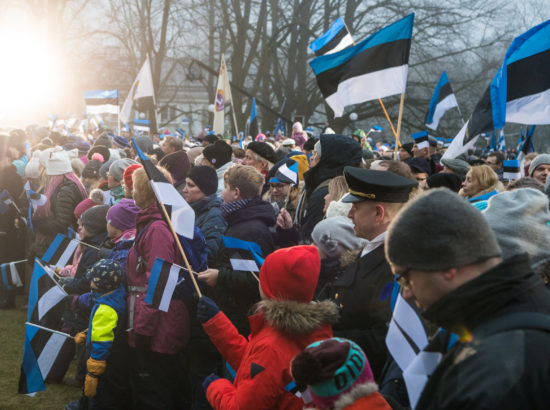 Eesti Vabariigi aastapäeva lipuheiskamise tseremoonia