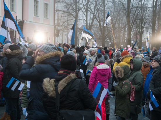 Eesti Vabariigi aastapäeva lipuheiskamise tseremoonia