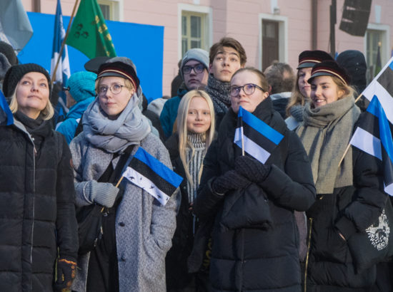 Eesti Vabariigi aastapäeva lipuheiskamise tseremoonia