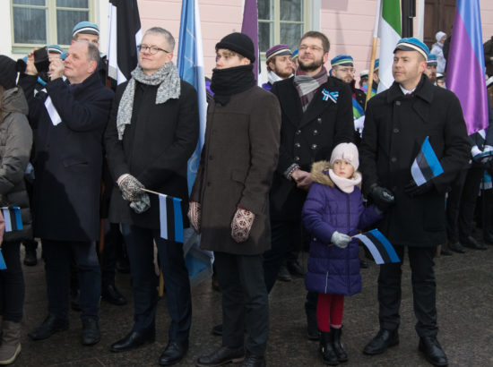 Eesti Vabariigi aastapäeva lipuheiskamise tseremoonia