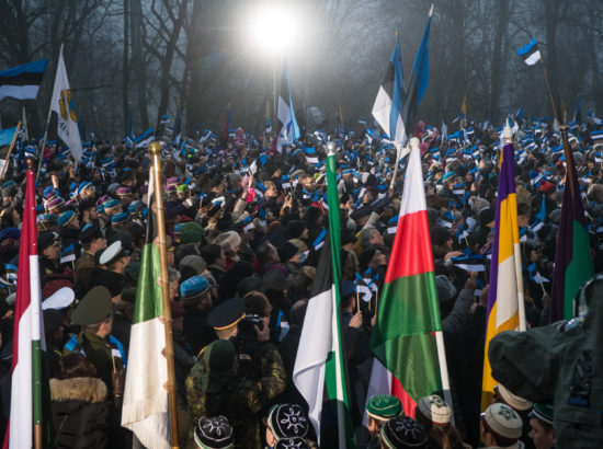 Eesti Vabariigi aastapäeva lipuheiskamise tseremoonia