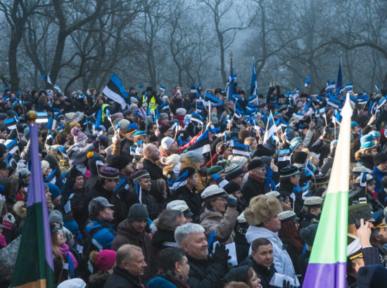 Eesti Vabariigi aastapäeva lipuheiskamise tseremoonia