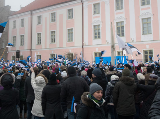 Eesti Vabariigi aastapäeva lipuheiskamise tseremoonia