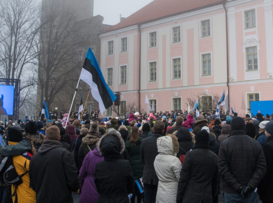 Eesti Vabariigi aastapäeva lipuheiskamise tseremoonia