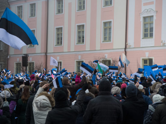 Eesti Vabariigi aastapäeva lipuheiskamise tseremoonia