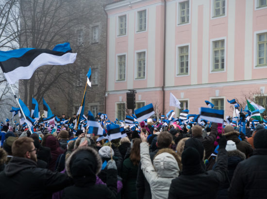 Eesti Vabariigi aastapäeva lipuheiskamise tseremoonia