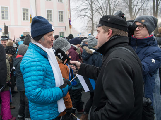 Eesti Vabariigi aastapäeva lipuheiskamise tseremoonia