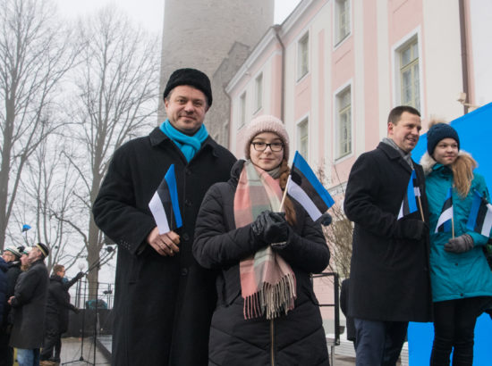 Eesti Vabariigi aastapäeva lipuheiskamise tseremoonia