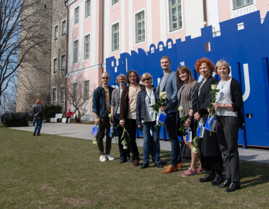 Näituse "Riigikogu 100" avamine Toompeal Kuberneri aias