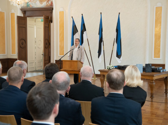 Ajalooraamatu "Eesti parlament 1917-1940" esitlus Toompea lossi Valges saalis