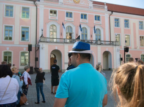 Ott Leplandi ja Rein Rannapi kontsert Toompea lossi rõdul