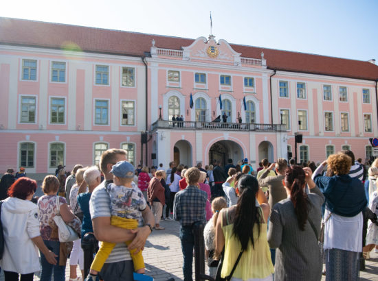 Ott Leplandi ja Rein Rannapi kontsert Toompea lossi rõdul