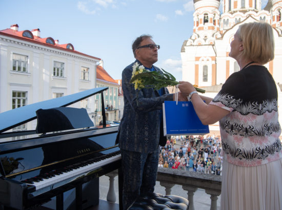 Ott Leplandi ja Rein Rannapi kontsert Toompea lossi rõdul