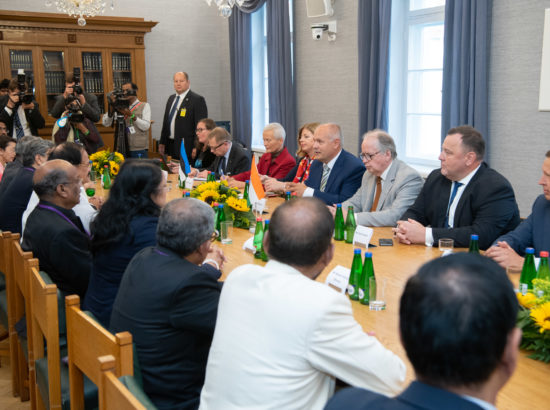 Riigikogu esimees Henn Põlluaas kohtus India asepresidendi M. Venkaiah Naiduga