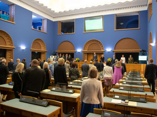 Riigikogu sügisistungjärgu avaistung, 9. september 2019