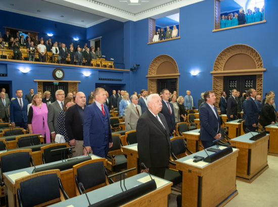 Riigikogu sügisistungjärgu avaistung, 9. september 2019