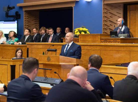 Riigikogu sügisistungjärgu avaistung, 9. september 2019