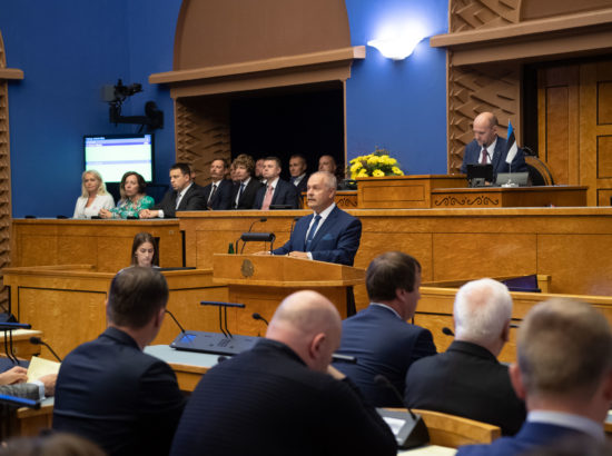 Riigikogu sügisistungjärgu avaistung, 9. september 2019