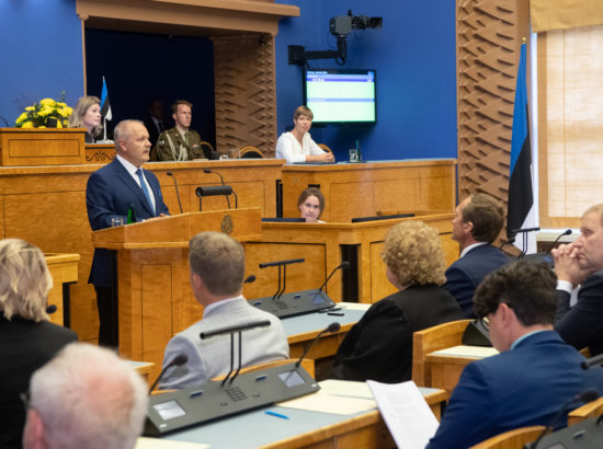 Riigikogu sügisistungjärgu avaistung, 9. september 2019