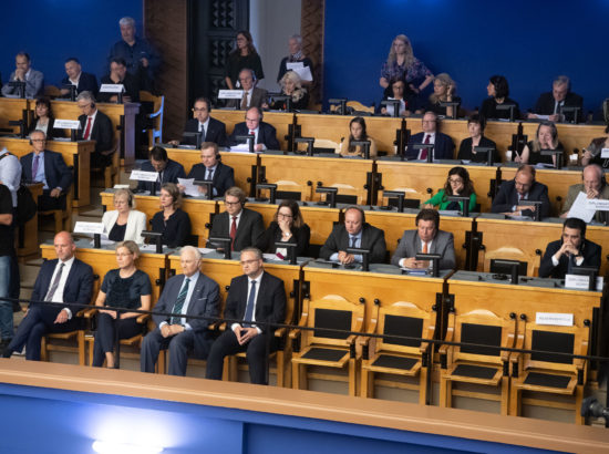 Riigikogu sügisistungjärgu avaistung, 9. september 2019