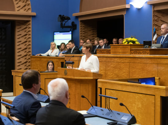 Riigikogu sügisistungjärgu avaistung, 9. september 2019