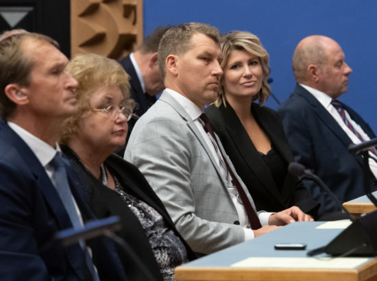 Riigikogu sügisistungjärgu avaistung, 9. september 2019