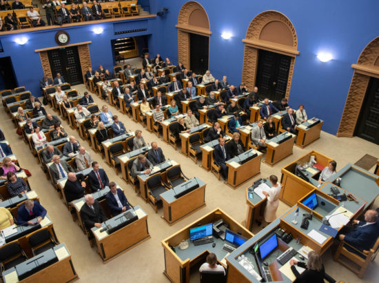 Riigikogu sügisistungjärgu avaistung, 9. september 2019