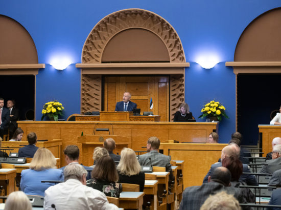 Riigikogu sügisistungjärgu avaistung, 9. september 2019