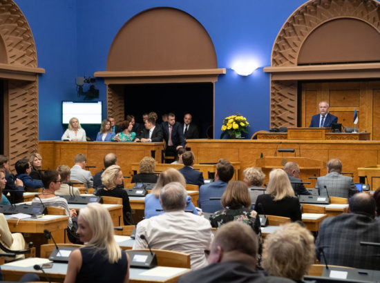 Riigikogu sügisistungjärgu avaistung, 9. september 2019