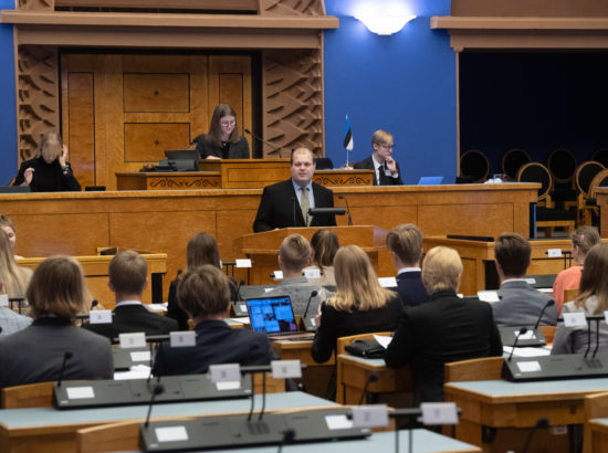 Eesti Mudel-Euroopa Parlamendi istung