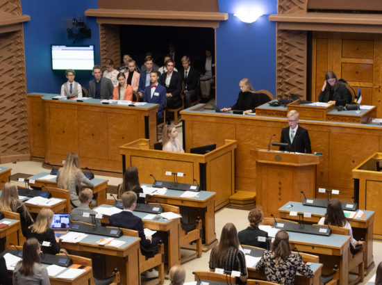 Eesti Mudel-Euroopa Parlamendi istung