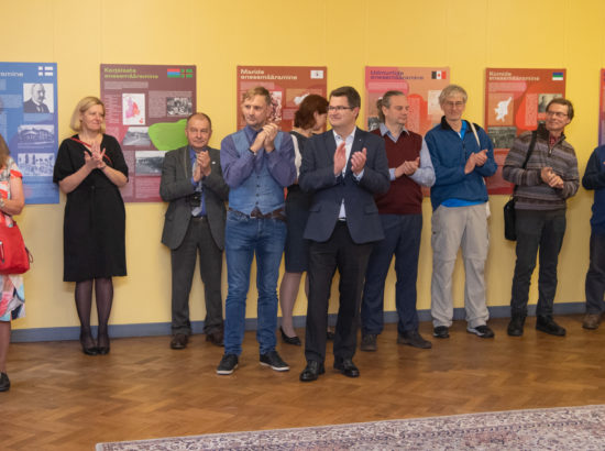 Hõimupäevade näituse "Kellele iseseisvus, kellele autonoomia. 100 aastat soome-ugri rahvaste iseolemist" avamine