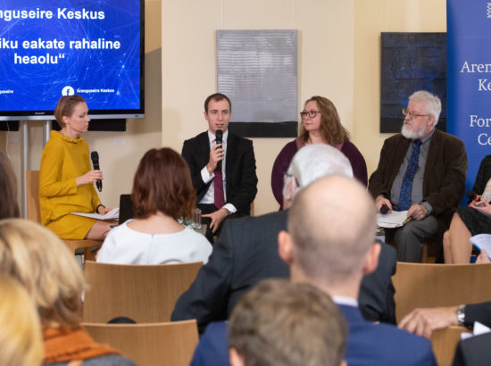 Arenguseire Keskus tutvustas "Tuleviku eakate rahaline heaolu" uurimissuuna tulemusi