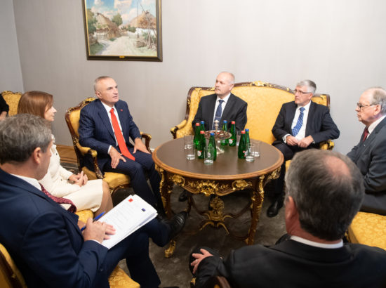 Riigikogu esimehe Henn Põlluaasa ja Albaania presidendi Ilir Meta kohtumine