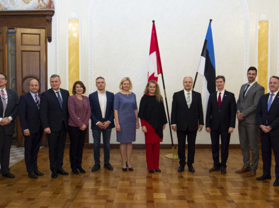 Kanada kindralkuberner Julie Payette külastas Riigikogu.