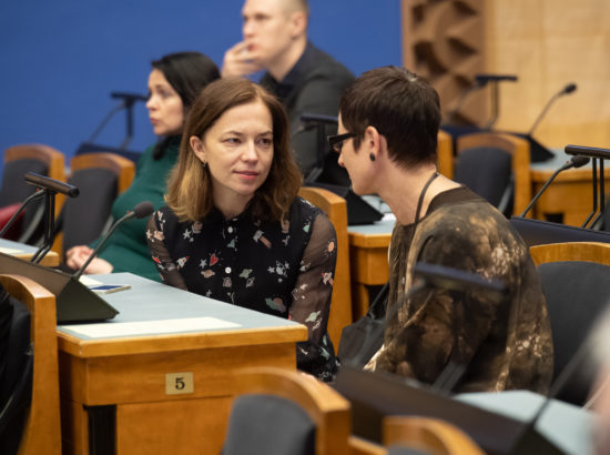 Tartu Ülikooli loodus- ja täppisteaduste valdkonna ökoloogia ja maateaduste instituudi botaanika vanemteadur Aveliina Helmi ettekanne