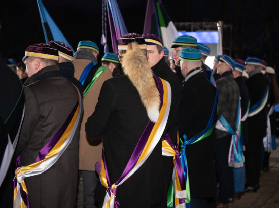 Eesti vabariigi 102. aastapäeva lipuheiskamise tseremoonia, liputoimkonnad