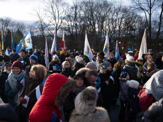 Eesti vabariigi 102. aastapäeva lipuheiskamise tseremoonia