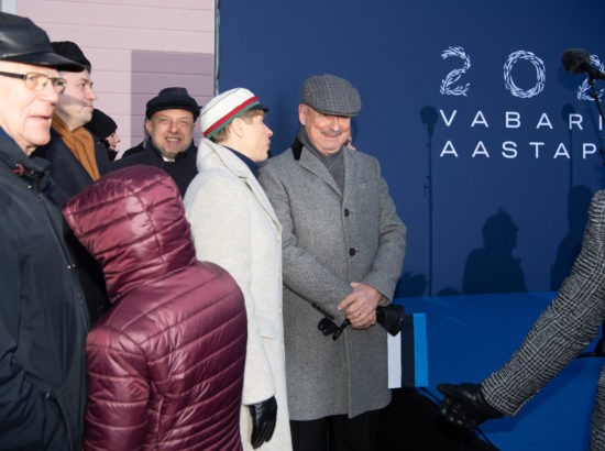 Eesti vabariigi 102. aastapäeva lipuheiskamise tseremoonia