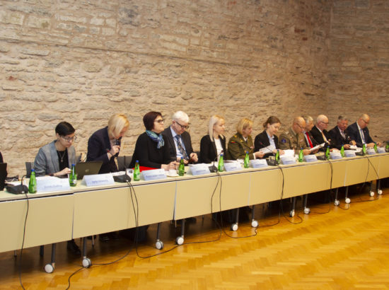 Balti Assamblee julgeoleku- ja kaitsekomisjoni istung.