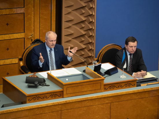 Riigikogu infotund 18. märtsil 2020, kaitseminister Jüri Luik