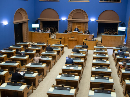 Riigikogu infotund 18. märtsil 2020