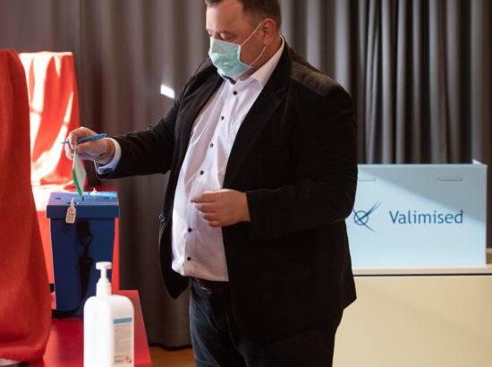 Riigikogu juhatuse valimised, 25. märts 2020