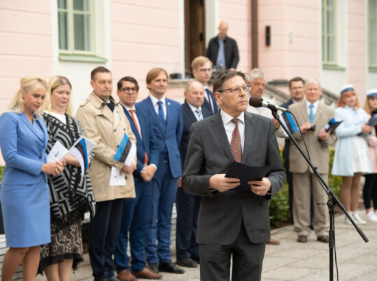 Välisminister Urmas Reinsalu ja peaminister Jüri Ratas