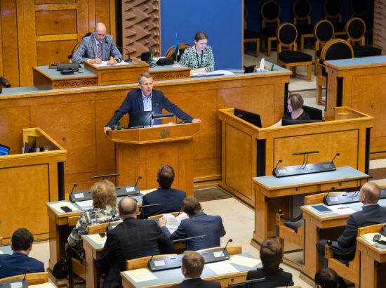 Olulise tähtsusega riikliku küsimuse „Eesti eelarvepoliitika“ arutelu