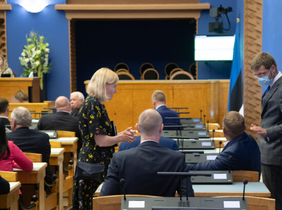 Riigikogu sügistungjärgu avaistung, 14. september 2020