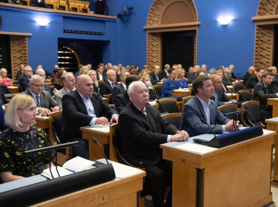 Riigikogu sügistungjärgu avaistung, 14. september 2020